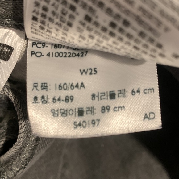 Levi’s 501 Button Fly Cutoff Grey Short Shorts Women size 25 - Picture 11 of 15